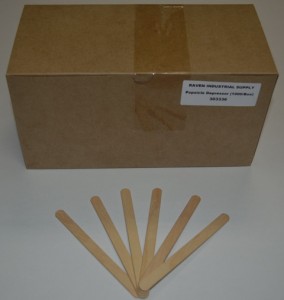 6 Wood Tongue Depressors, Extra Thick - Raven Supply
